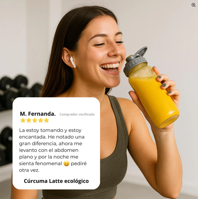 Cúrcuma Latte Premium | Mezcla Natural de Cúrcuma y Especias